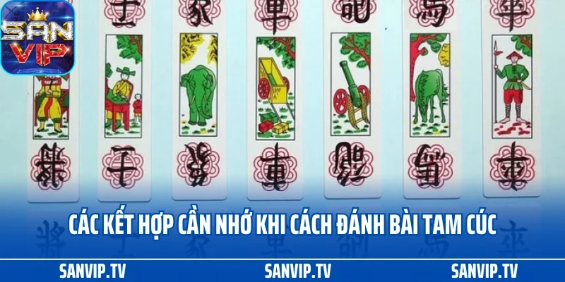 Cách đánh bài Tam Cúc - Tinh hoa chiến thuật cổ truyền 3 Các kết hợp cần nhớ khi cách đánh bài tam cúc